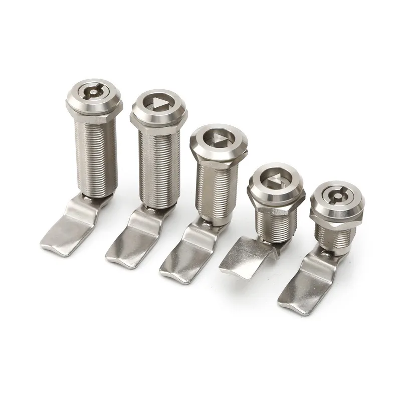 304 stainless steel  triangle Cam lock MS705 cabinet lock Heightened for Distribution box,tin trunk Special locks