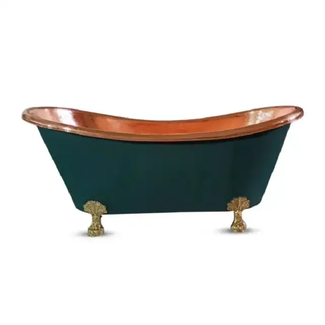 

Indian Exporter Hammered Solid Copper Bathtub Boat Shape Copper Bathtub Available at Best Price From India