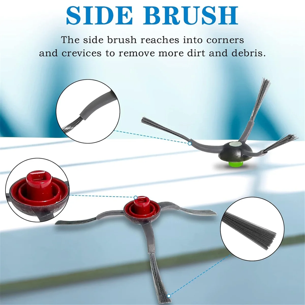 BFYLE For Ecovacs DEEBOT OZMO T8 AIVI/T8 Max/T8 Series/N8 Pro/N8 Pro Plus Robot Vacuum Replacement Parts