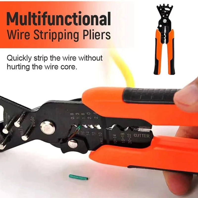 Multifunctional Wire Stripping Pliers For Electrician Cutting Wire Stripping Skin Pressing Special Wire Winding