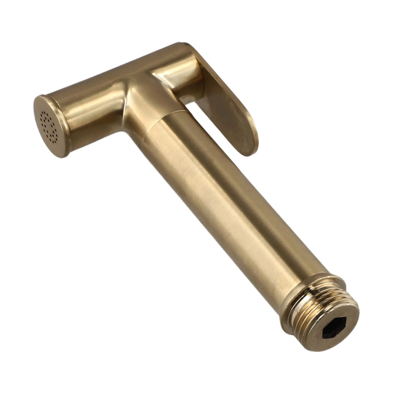 

Bathroom Brushed Gold Potty Bidet Pregnancy Bracket Pressurization Brass Product Name Ring Type Water Outlet Holes