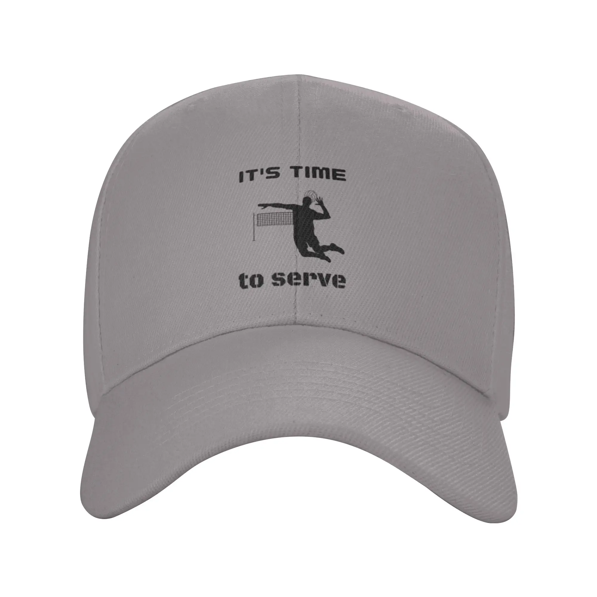 It s time to serve beach volleyball Trendy Baseball Cap Daily Walking Stylish Baseball Cap