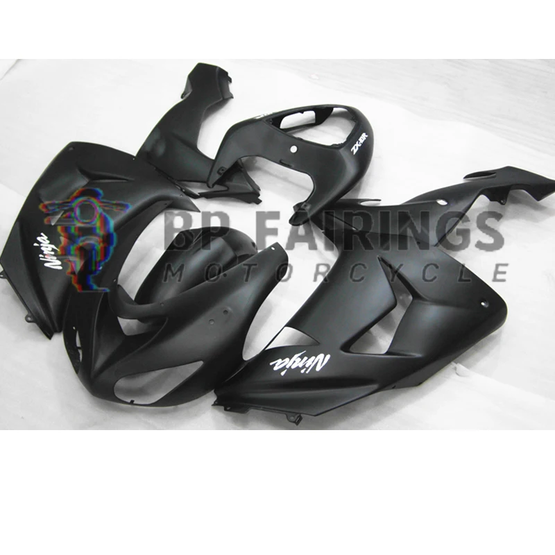 Fairing Kit For KAWASAKI NINJA ZX-10R Motorcycle Full fairings ZX10R 06 07 ZX1000 2006 2007 Bodyworks set Matte Black