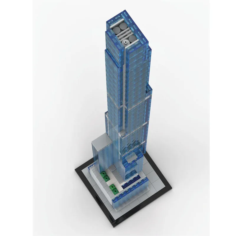 MOC- 127520   Klocki konstrukcyjne Central Park Tower Model Pejzaż miejski Architektura Kreatywny montaż Zabawka DIY Urodziny Prezenty świąteczne