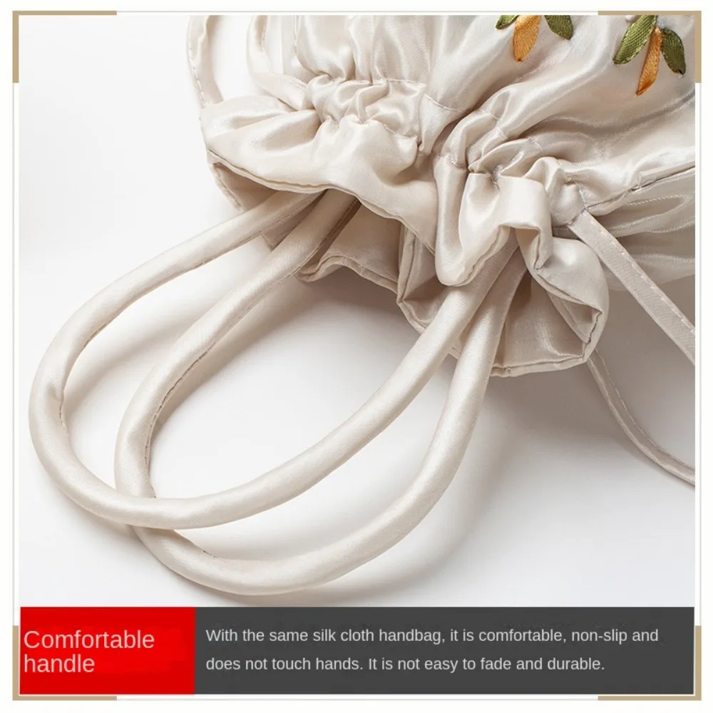 

Маленькая женская сумка-ведро с верхней ручкой, мини-сумка ручной работы с вышивкой и верхней ручкой, женская сумка Дакрона, женский кошелек в национальном стиле