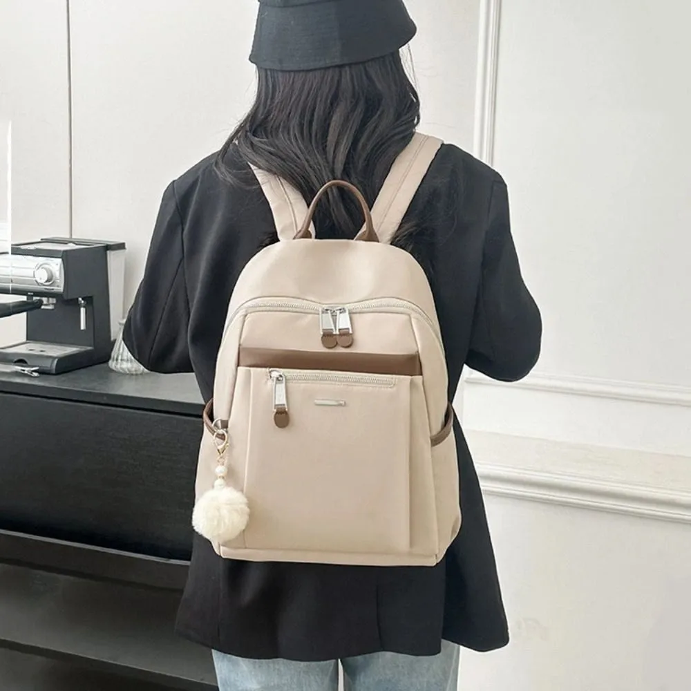 

Водонепроницаемая нейлоновая сумка на плечо, большая вместимость, простой рюкзак в стиле ретро для девочек, дорожный новый дизайн, школьные сумки для студентов колледжа для девочек