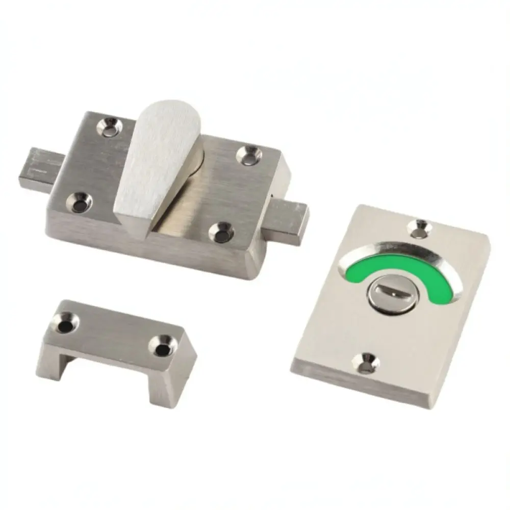 Stainless Steel Bathroom Stall Indicator Latch For Suoweigu Privacy Bolt Public Restroom Partition Hardware