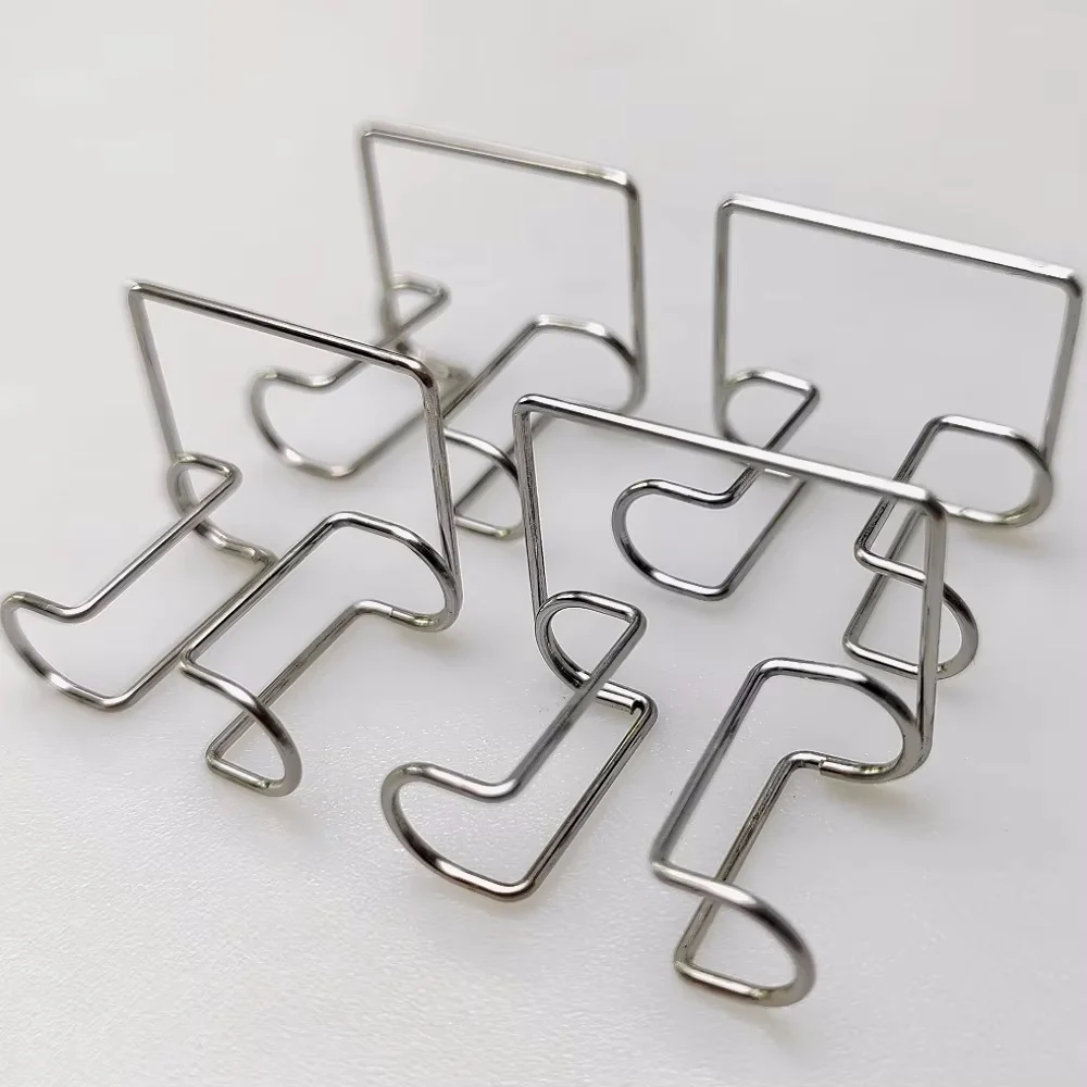 4PCS 스테인리스 스틸 치과용 면봉 클립 - 치과 클리닉, 교정 절차 및 실험실용 고압 살균 가능 홀더