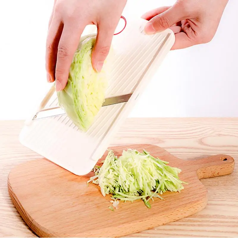 Manual Vegetable Slicer Stainless Steel Portable Kitchen Shredder Potato Cabbage Cutter Grate Multi-Purpose Home Kitchen Tool