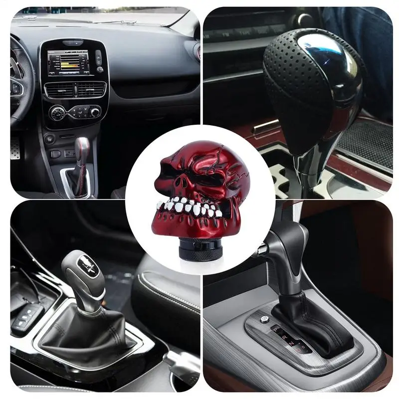 Gear Shifter Cover Gear Shift Stick Lever Knobs Multifunctional Car Gear Shifter Stick Replacement For Car Modification