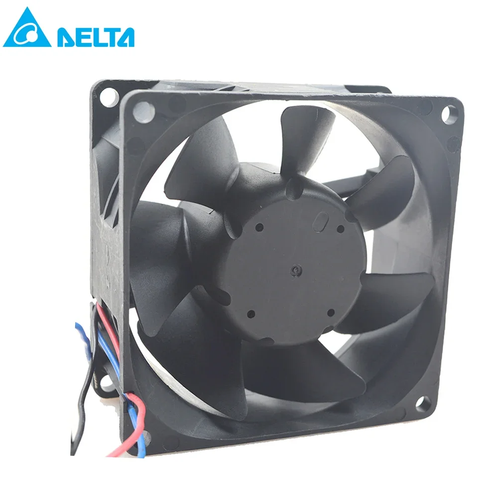 FOR DELTA AFB0812GHE 8038 8CM 80X80X38MM DC12V 2.00A 3 Line Chassis Violence Fan