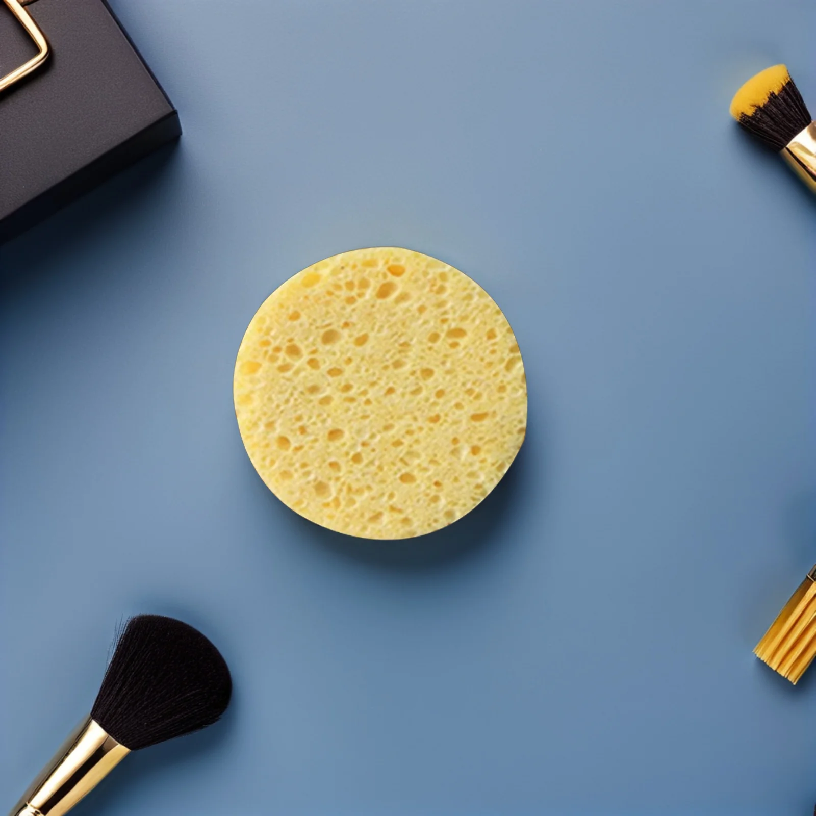 

50 pcs Facial Cleansing Sponge Gentle Exfoliating Puff Control Brightening Sensitive Skin Wood Pulp Cotton