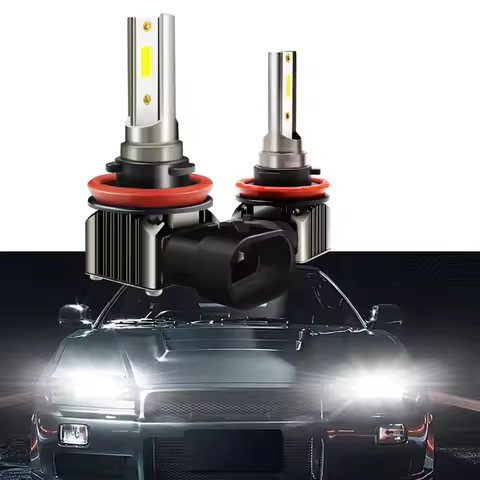 2PCS 9005 9006 H8 H11 9145 9140 H10 H9 H16(JP) Car LED Fog Light Bulb 6000K Fog Lamps Wireless Auto Luces For 12V Car Truck SUVs