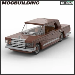 MOC Building Blocks Famous Car Model 1976 Era Bridge Vehicle DIY Assemble Bricks Creative Toys Collection Display Xmas Gifts