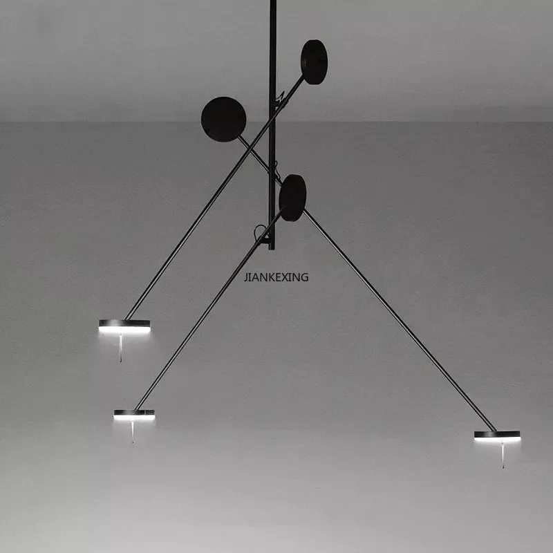 

Modern Designer Led Ceiling Chandelier For Restaurant Coffee Tables Room Desks Black Pendant Lights House Decor Lamp Fixture