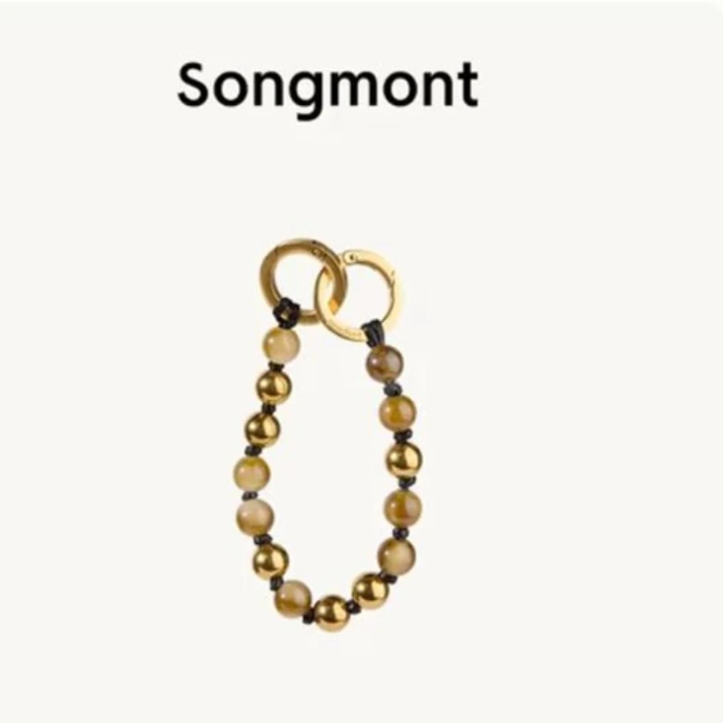 

Songmont Pendant Tiger Tooth Udo Woven Charms Courage Stone Transit Cylinder Nothing Bead Piece