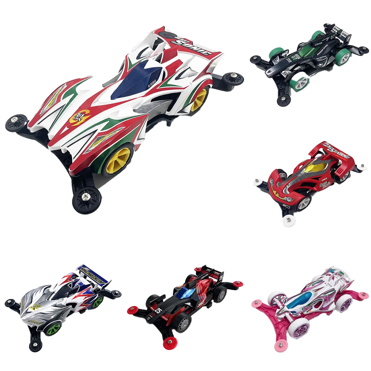 AR Chassis Spider King Mini Four-wheel Drive Car 1/32 Scale Super Assembly Model Car, Racing Toy Collection & Gifts