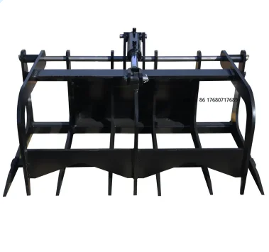 

Multi-Purpose SRG42 Compact Skid Steer Grapple Rake - Ideal for Brush Clearing, Rock Picking & Debris Handling