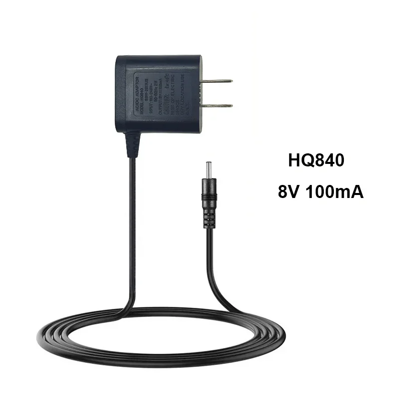 Reemplazo del cargador de afeitadora 8V 100mA HQ840 para Philips Norelco Multigroom 3000 MG3750/50 MG3750/10 MG3750/60 MG3760 cargador de afeitar