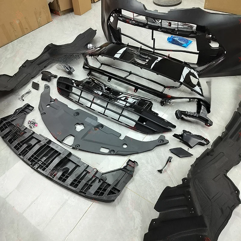 Hot Selling Surround Body Kit Side Skirts Front Rear Bumper Engine Hood for Previa Refit