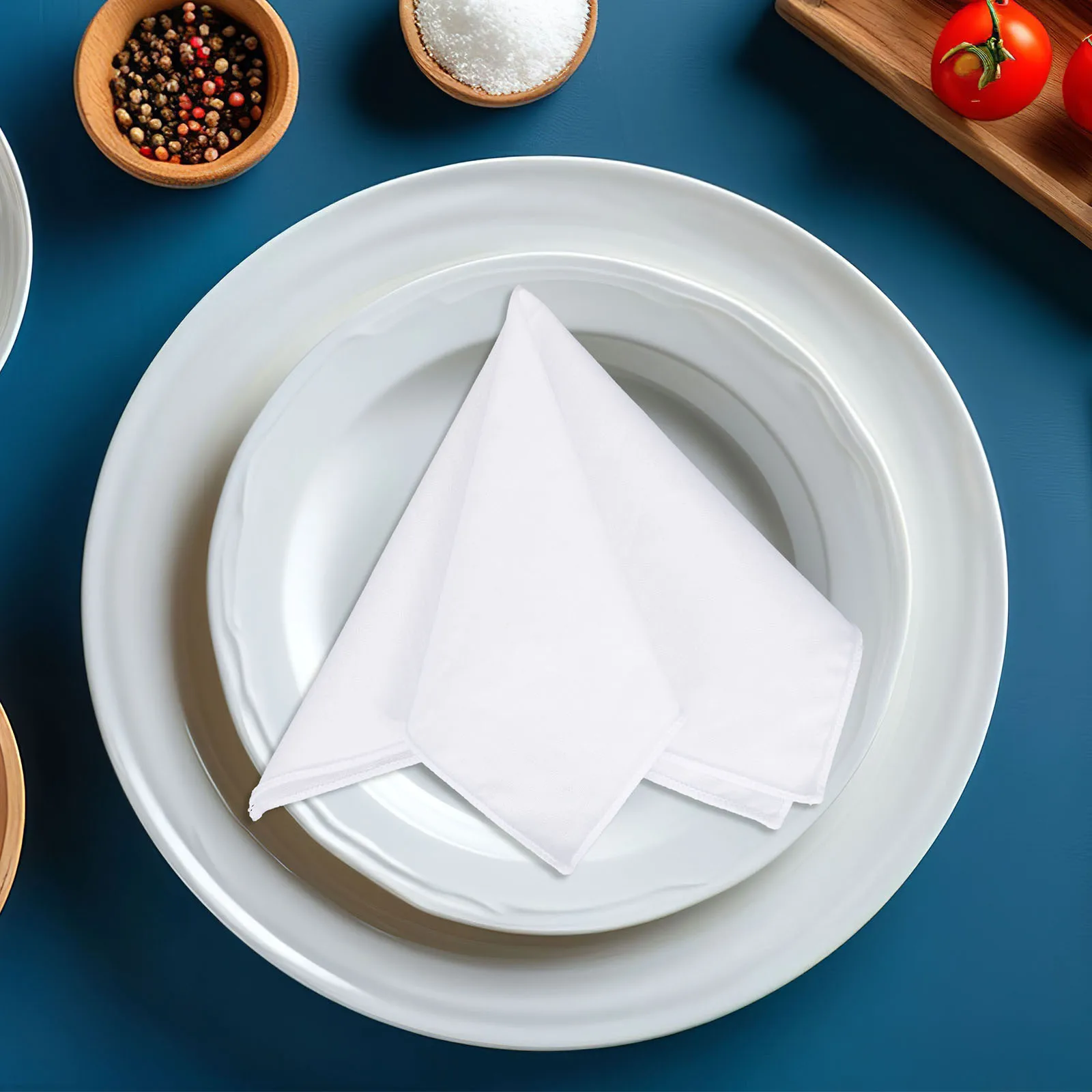 1 قطعة منديل قطن أبيض جيب مربع منشفة للرجال متعددة الوظائف ماصة للعرق منديل خفيف الوزن بسيط أنيق