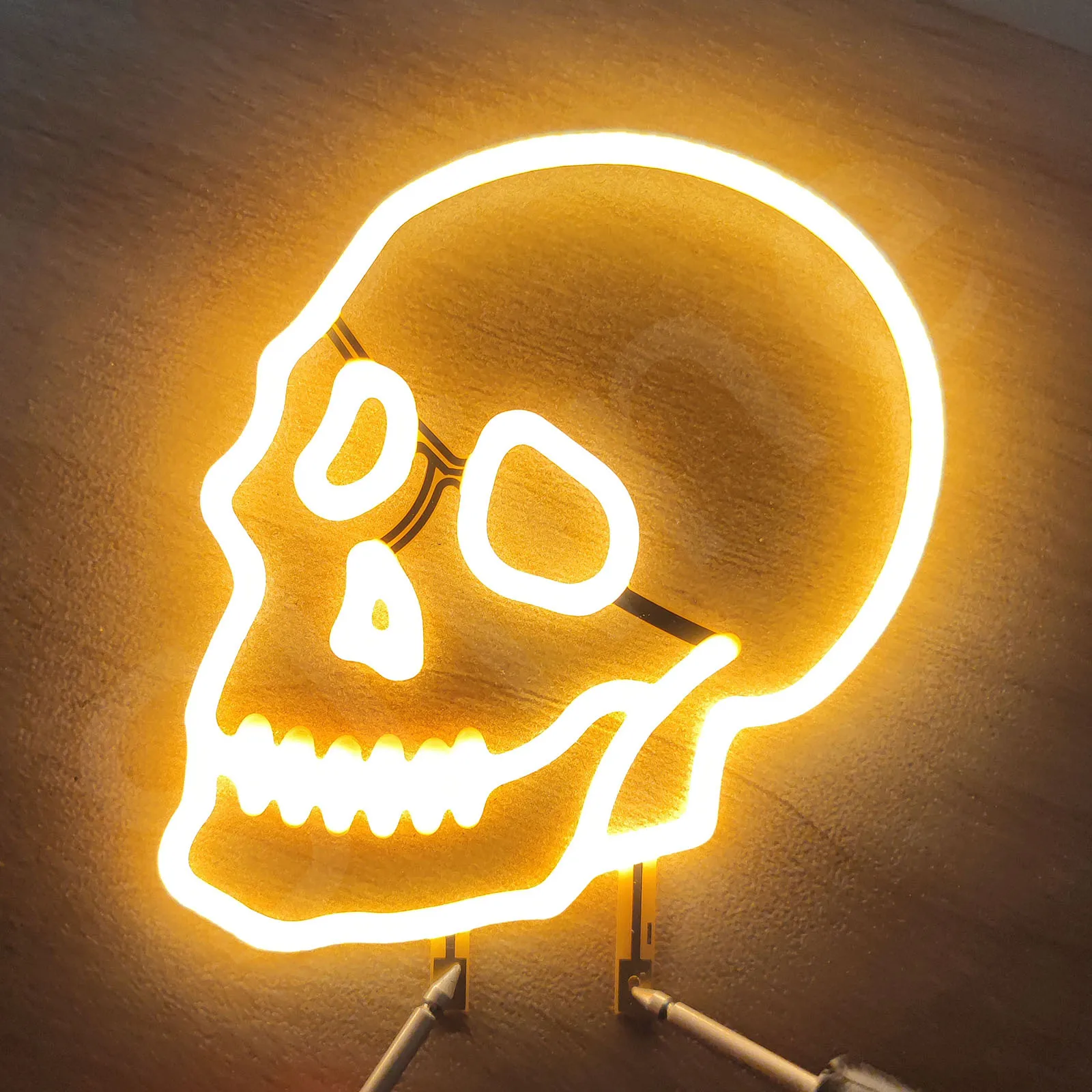 3V COB LED Filament Flash Candles Edison Skull Head Bear Pattern Diodes Holiday Party Decoration Light Bulb Accessories DIY