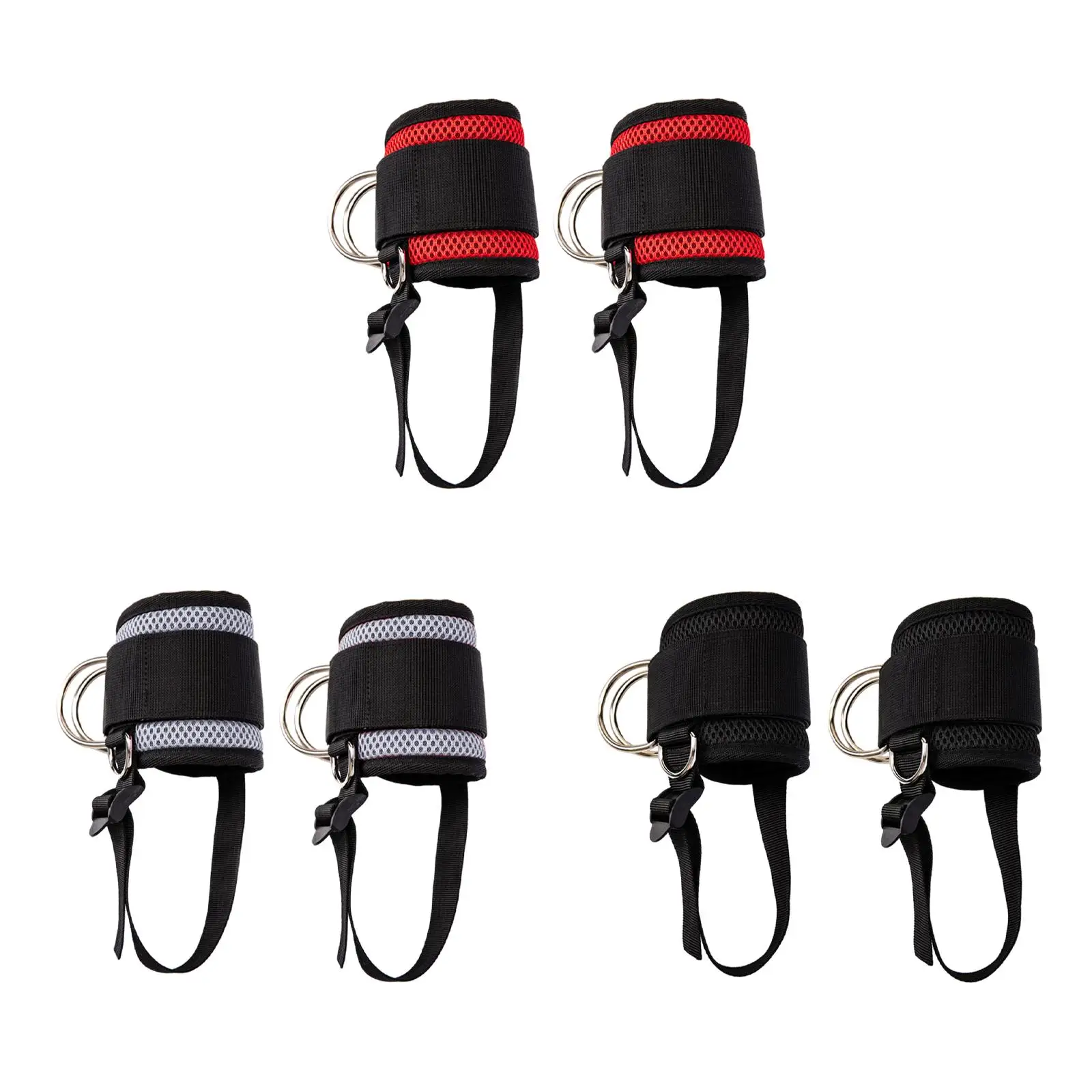 2 Pieces Ankle Straps for Cable Machine Ankle Cable Straps for Leg Extensions