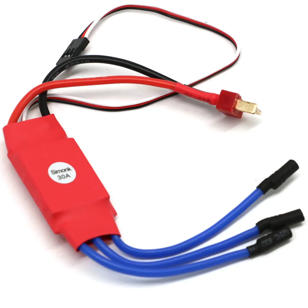 Simonk 30A فرش ESC وحدة تحكم السرعة الإلكترونية ESC ل كوادكوبتر الطائرة بدون طيار RC وحدة تحكم السرعة الإلكترونية مولتيكوبتر