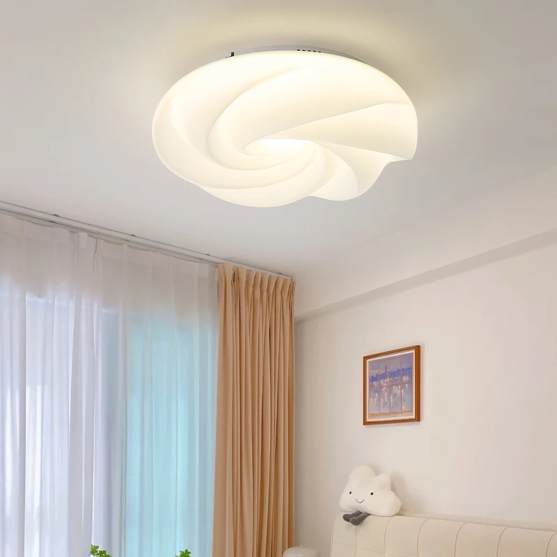 Nordic bedroom ceiling light, modern, simple, warm, romantic design, rose master bedroom room light