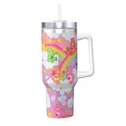 Stainless Steel Tumbler Care Bears Thermal Mug Heat Preservation Cold and Hot Car Mugs Beach Graphic Water Bottle