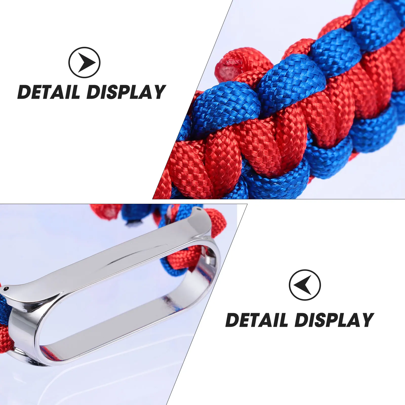 

Zinc Alloy Woven Watch Band Adjustable Replacement Strap for Men Sports Casual Business Formal Wear High Grade Material