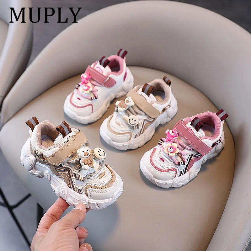 Spring Autumn Kids Sneakers Boys Girls Sport Shoes Fashion Mesh Breathable Kids Casual Shoes Toddler Boys Girls Running Sneakers