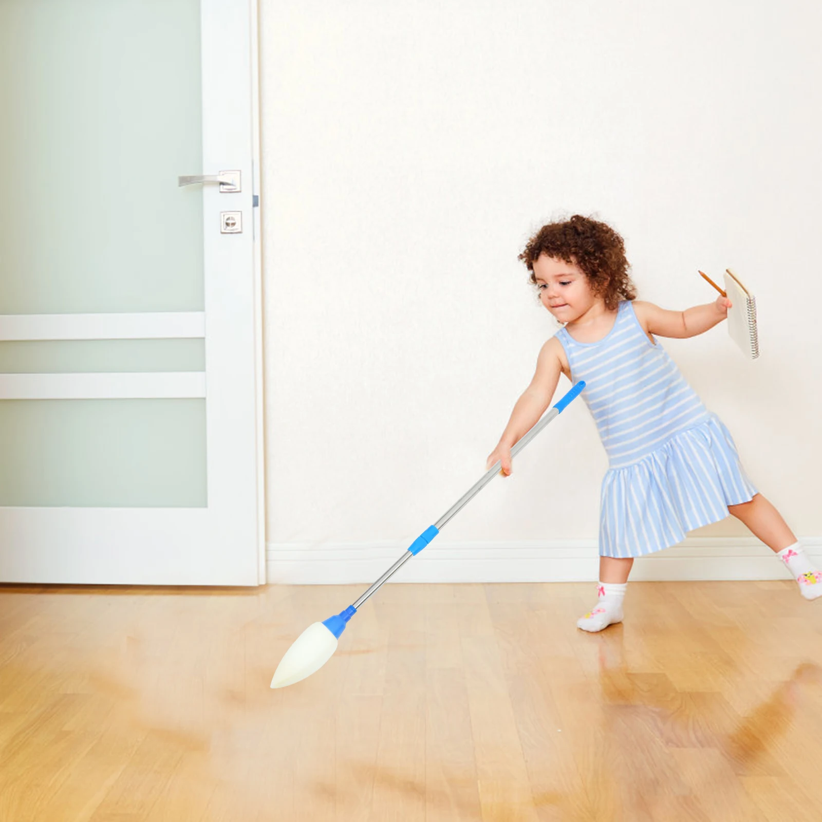 

2Pcs Water Writing Brush Sponge Tips Kids Students Lightweight Calligraphy Art Supplies Replacement GroundNib