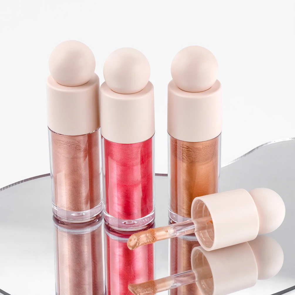 

Private Label Liquid Highlight Custom Logo Super Shiny Pearlescent Delicate Smooth Long Lasting Brighten Makeup Wholesale Vegan