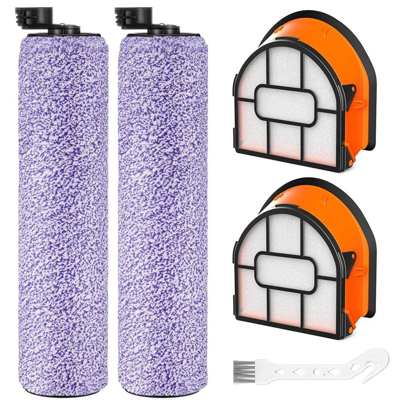 

WDB1F2 Replacement Brushroll & Filter Bundle For Shark Hydrovac WD101 WD201 WD100 WD200 AW201 Vacuum Cleaner Parts