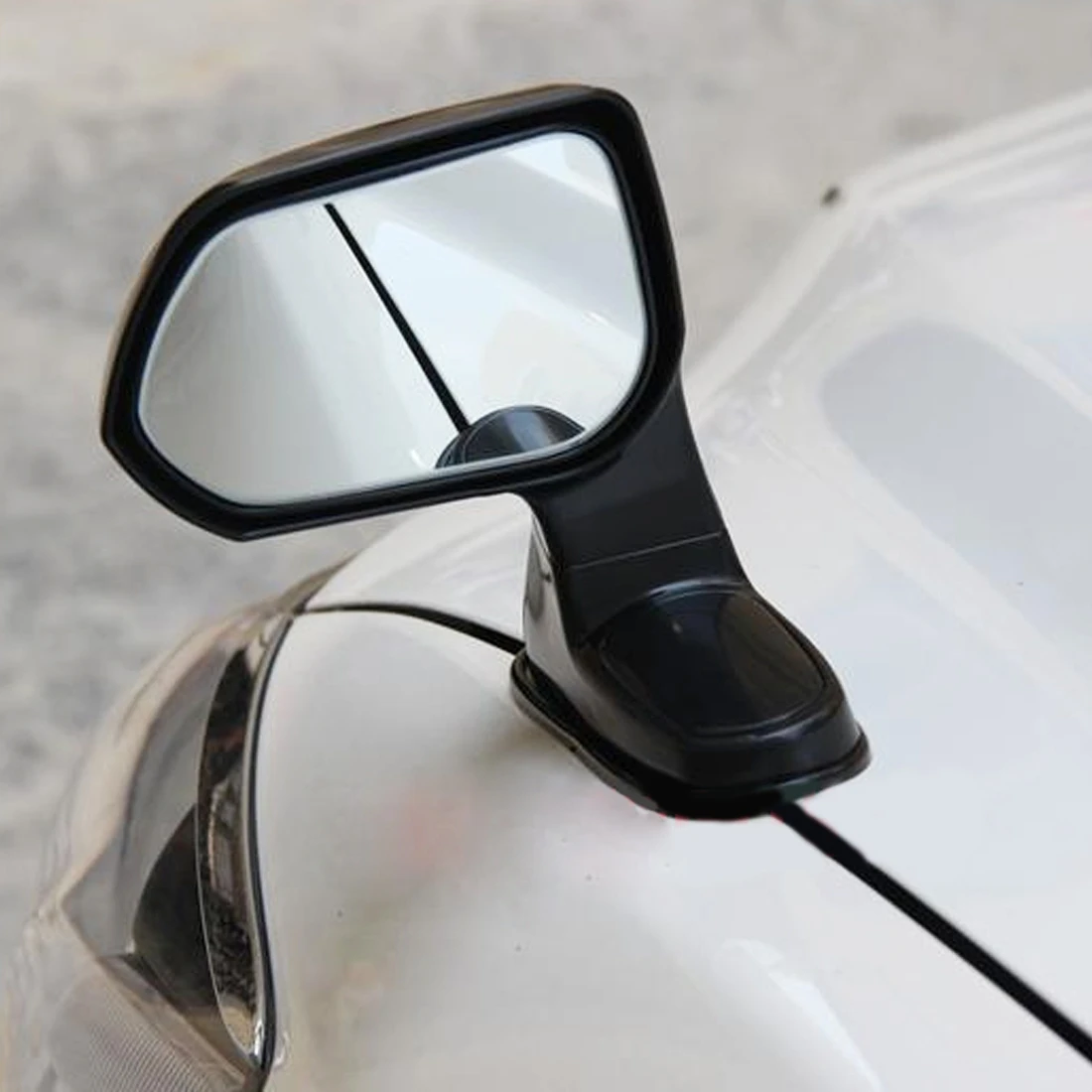 -105 360 Degree Rotatable Left Side Assistant Mirror for Auto Car