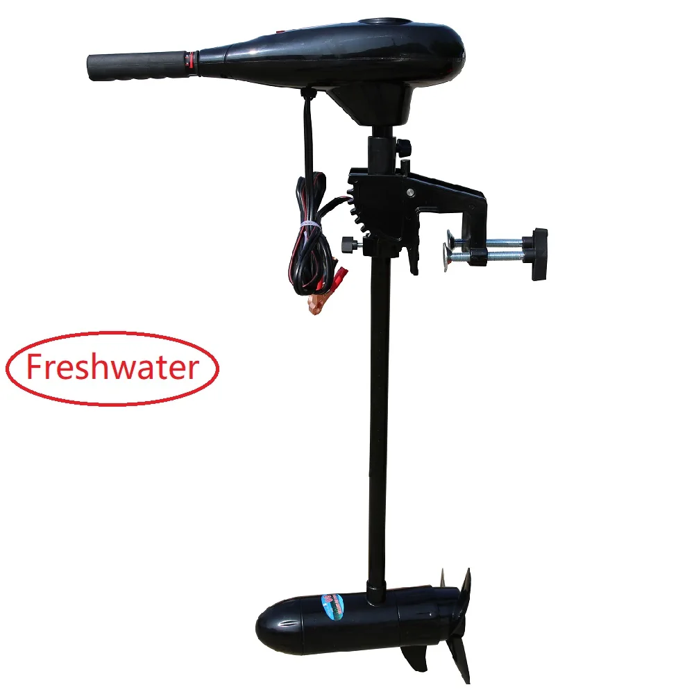 60LBS 12V 50A Electric Trolling Motor For Inflatable Boat 580W Outboard Engine For Fishing Kayak Canoe