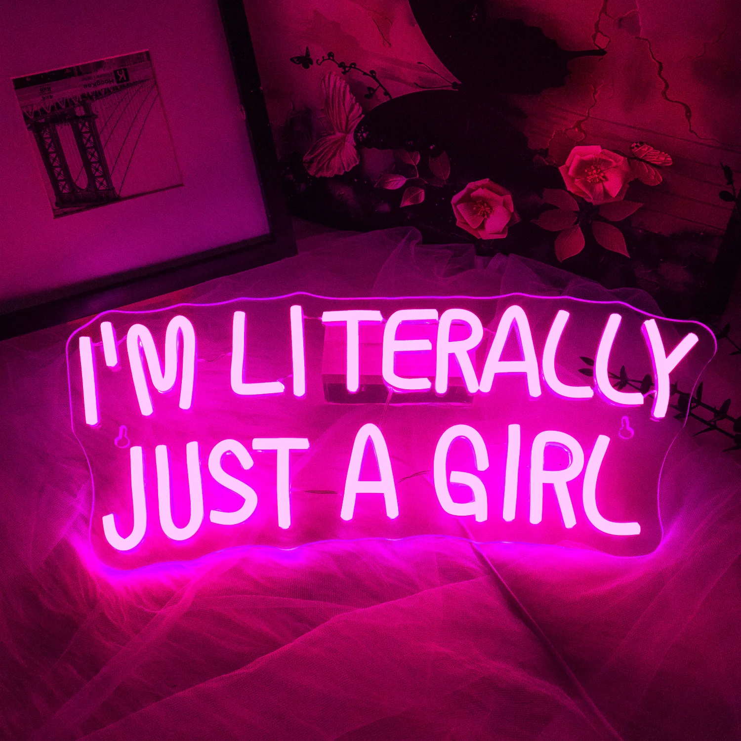 

Customizable LED Neon Sign Baby Name Welcome USB Powered Nursery Wall Decoration Gender Display Gift Multi Font Color LED Light