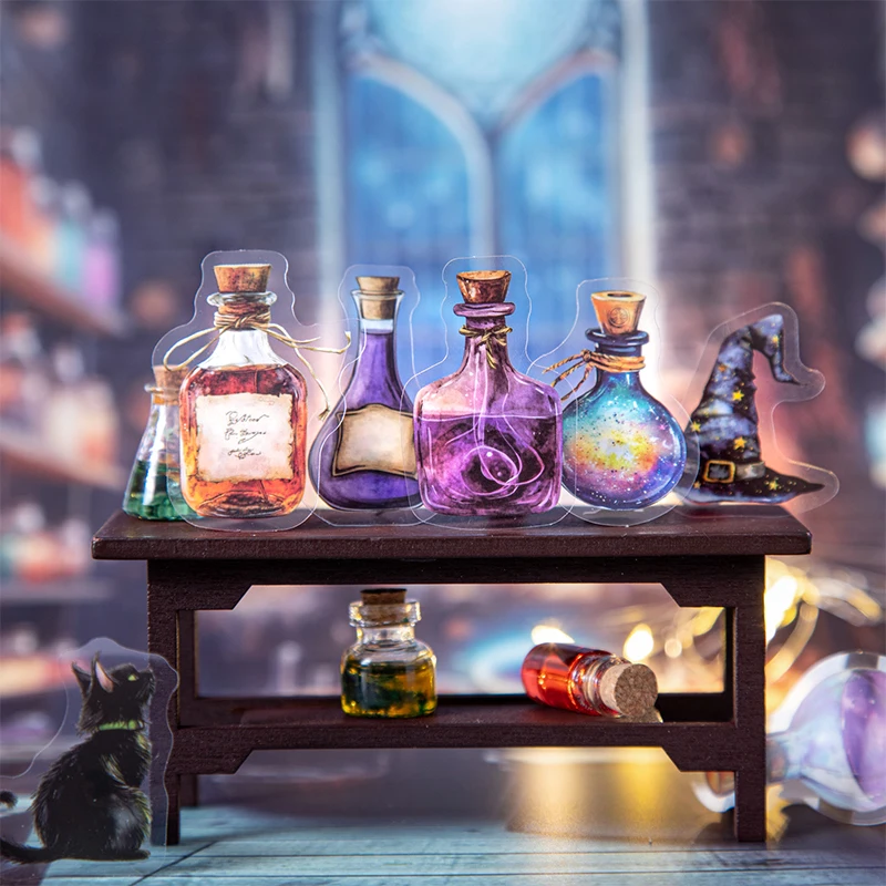 

15 шт./упак., ретро-наклейки для домашних животных, креативные украшения, справочник, коллаж, журнал, материал для скрапбукинга, канцелярские наклейки