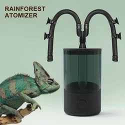 Crawling Pet Humidifier Rainforest Atomizer With Hose Dual Head Pet Plant Adjustable Mist Volume Household Silent Humidifier