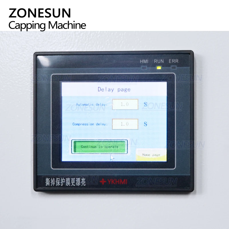 ZONESUN ZS-YG80D Semi-automatic Electric Desktop Aluminum Plastic Cap Glass Vial Bottle Capping Machine