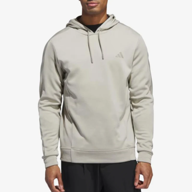 Adidas genuine Das solid color hooded long sleeved men's warm and simple sweatshirt JW3452