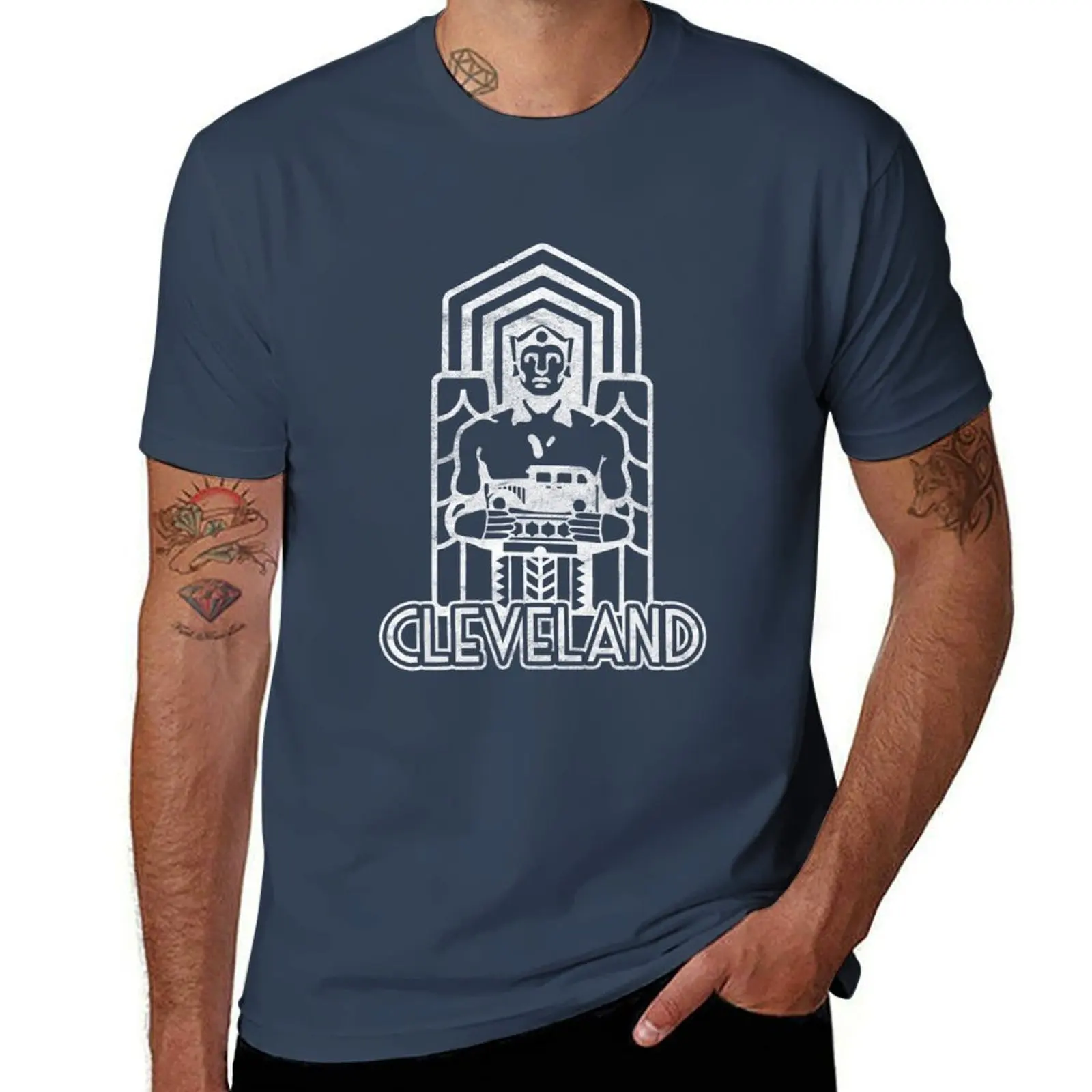 

Guardian of Traffic Bridge Cleveland T-Shirt Fashion Letter Print T-Shirt