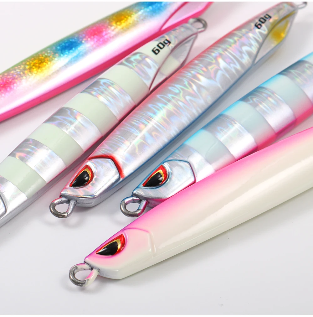 JIGGING PRO Drag Metal Cast 40g 60g 80g Metall-Jig für Uferangeln, Meeresfischköder, Baitcasting-Angelköder – Detail 9