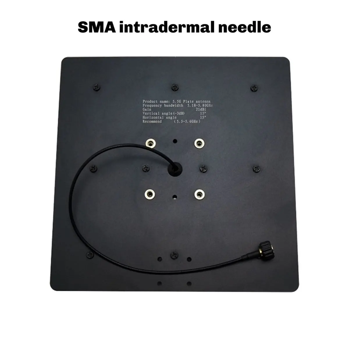 A86G NEW 5.5GHz 21dBi Directional Antenna 5180-5800MHz Patch Antenna for HM30 SOLO VTX RC AAT Wireless Technology,A