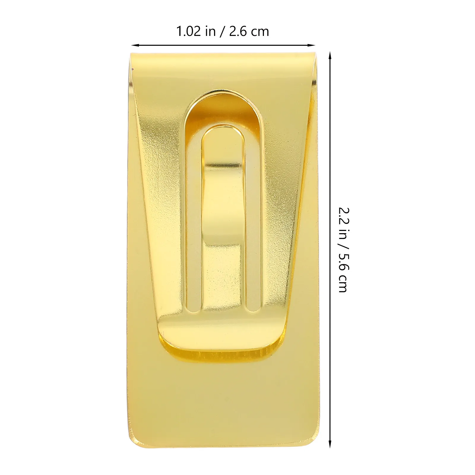 Stainless Steel Money Clip Elegant Hollow Design Multi Function Wallet Bookmark File Organizer Card Cash Holder for Office Home