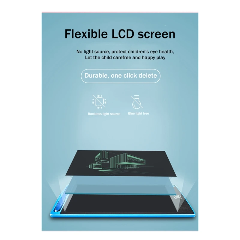 LCD Writing Pad 10 Inch Electronic Graphics Drawing Pads, Drawing Board , Digital Handwriting Doodle Pad Boy