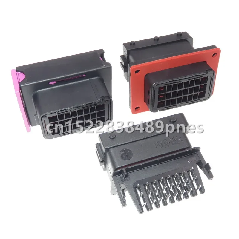 24 القطب FCI 211PC249S0005 HCCPHPE24BKA90F 211PL249S0023 كابل السيارة التوصيل السيارات ECU PCB المقبس موصل أسود #2