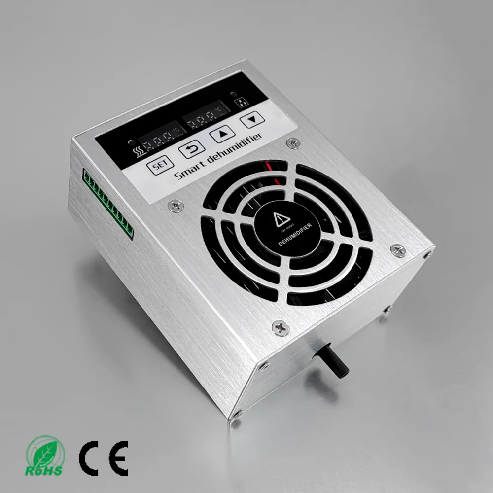 60W Mini Auto Dehumidifier Industrial With Rs485 Aluminum Alloy Intelligent Control Dehumidify