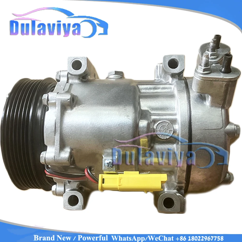 

Новый компрессор переменного тока 7V16 для Lancia Fiat Scud Peugeot406 607 807 Citroen C5 C8 xsara 9645440480 71793792 9686061780